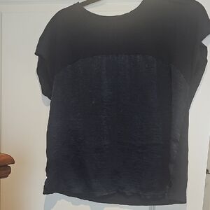 Halogen Navy Short Sleeve Tee
